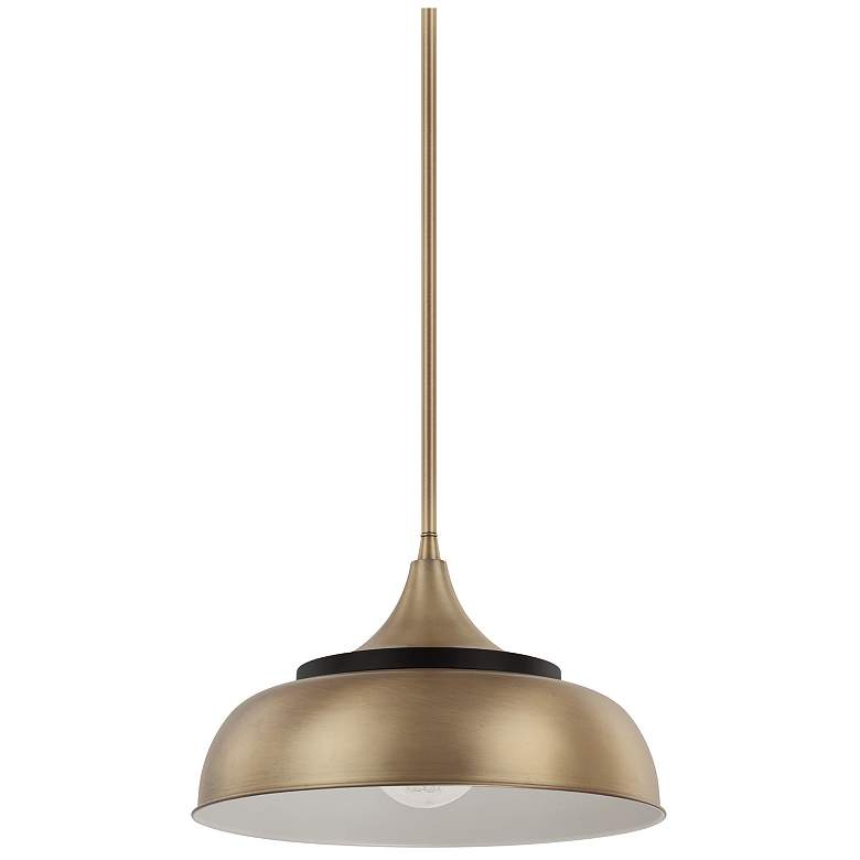 Image 1 Capital Max 14 1/2" Wide Brass Pendant Light