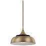 1_Capital Max 14 1/2" Wide Brass Pendant Light