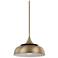 Capital Max 14 1/2" Wide Brass Pendant Light