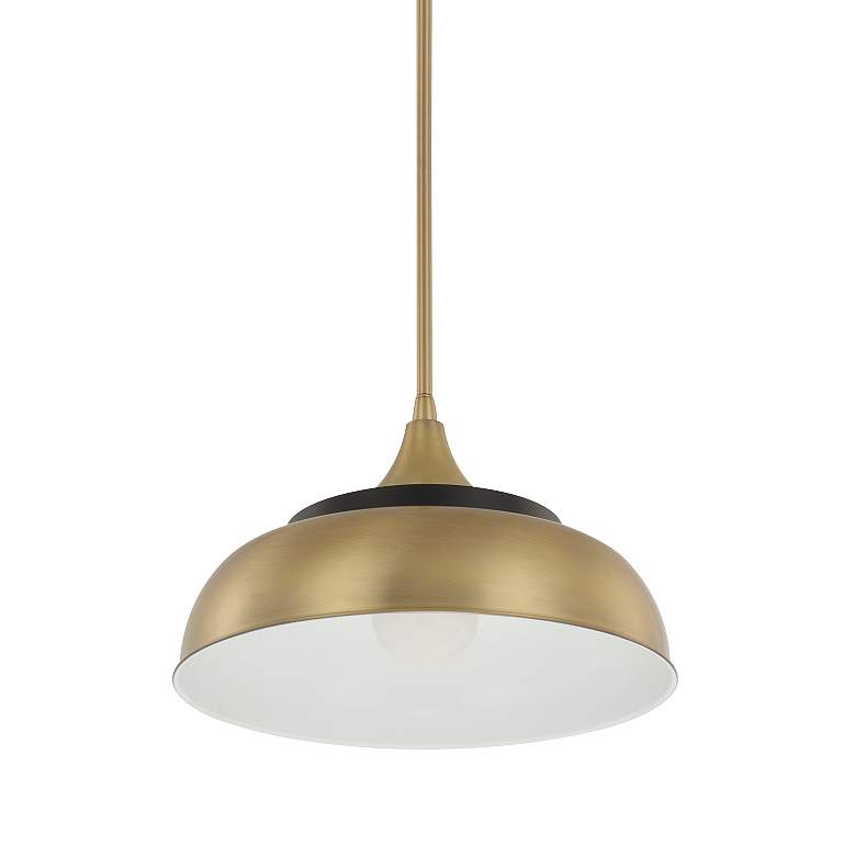 Image 3 Capital Max 14 1/2" Wide Brass Pendant Light more views