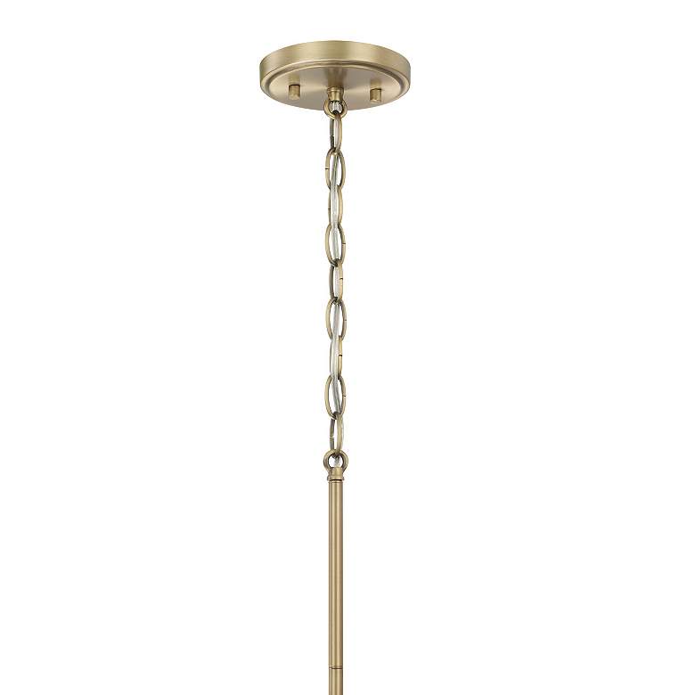 Image 4 Capital Max 14 1/2" Wide Brass Pendant Light more views