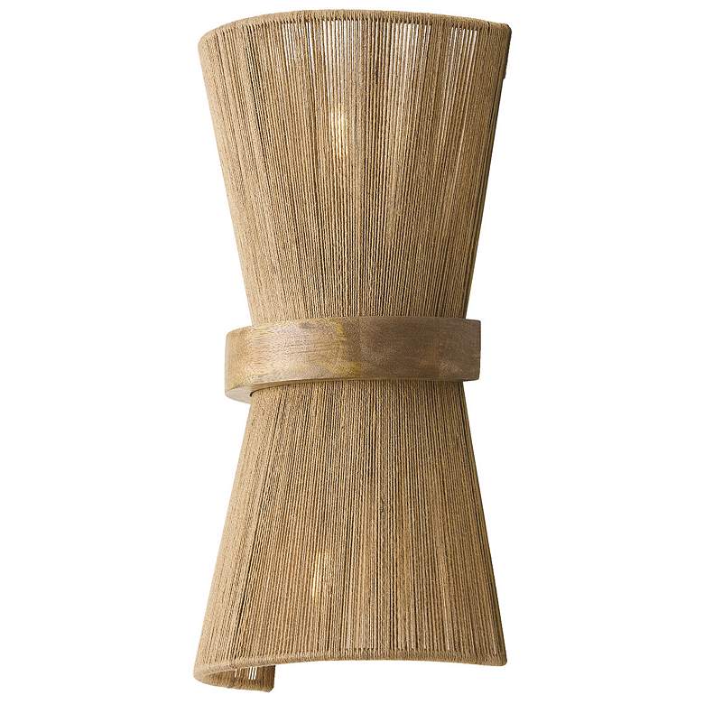 Image 1 Capital Maya 16 1/4" High Matte Brass 2-Light Wall Sconce
