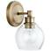 Capital Mid Century 9 3/4" High Aged Brass Wall Sconce
