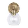 4_Capital Mid Century 9 3/4" High Aged Brass Wall Sconce more views