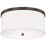 Capital Midtown 15 3/4" Wide Burnished Bronze Ceiling Light