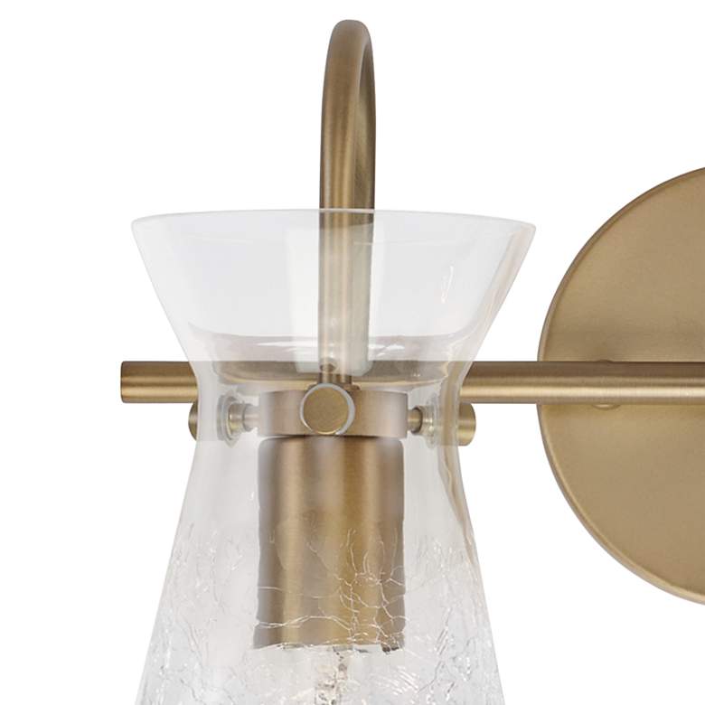 Image 4 Capital Mila 11" High Aged Brass 2-Light Wall Sconce more views