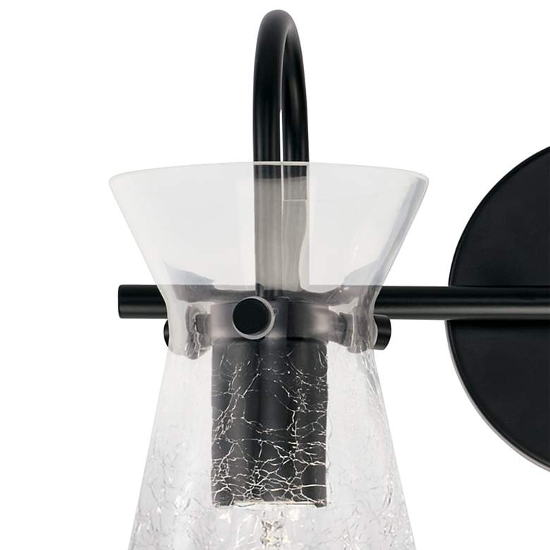 Image 3 Capital Mila 11" High Matte Black 2-Light Wall Sconce more views