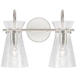 Capital Mila 11&quot; High Polished Nickel 2-Light Wall Sconce