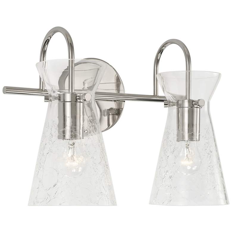 Image 4 Capital Mila 11 inch High Polished Nickel 2-Light Wall Sconce more views