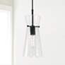 1_Capital Mila 6" Wide Matte Black Mini Pendant