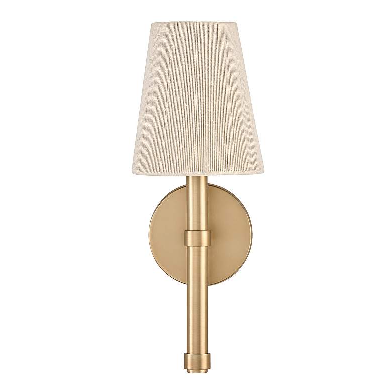 Image 4 Capital Mira 16 3/4" High Matte Brass Wall Sconce more views
