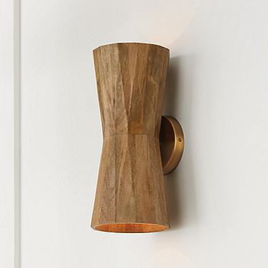 Capital Nadeau 15" High Light Wood Wall Sconce
