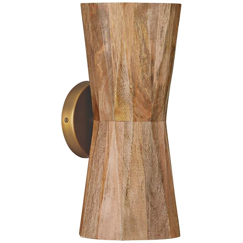Image 2 Capital Nadeau 15" High Light Wood Wall Sconce