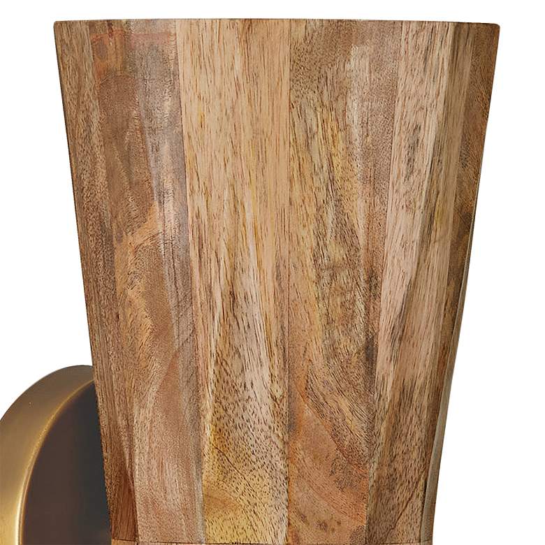 Image 3 Capital Nadeau 15" High Light Wood Wall Sconce more views