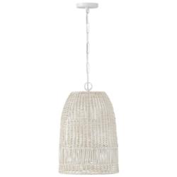 Capital Naomi 13 3/4" Wide Chalk White Pendant Light