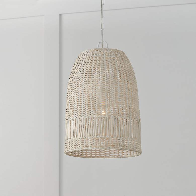 Image 1 Capital Naomi 13 3/4" Wide Chalk White Pendant Light
