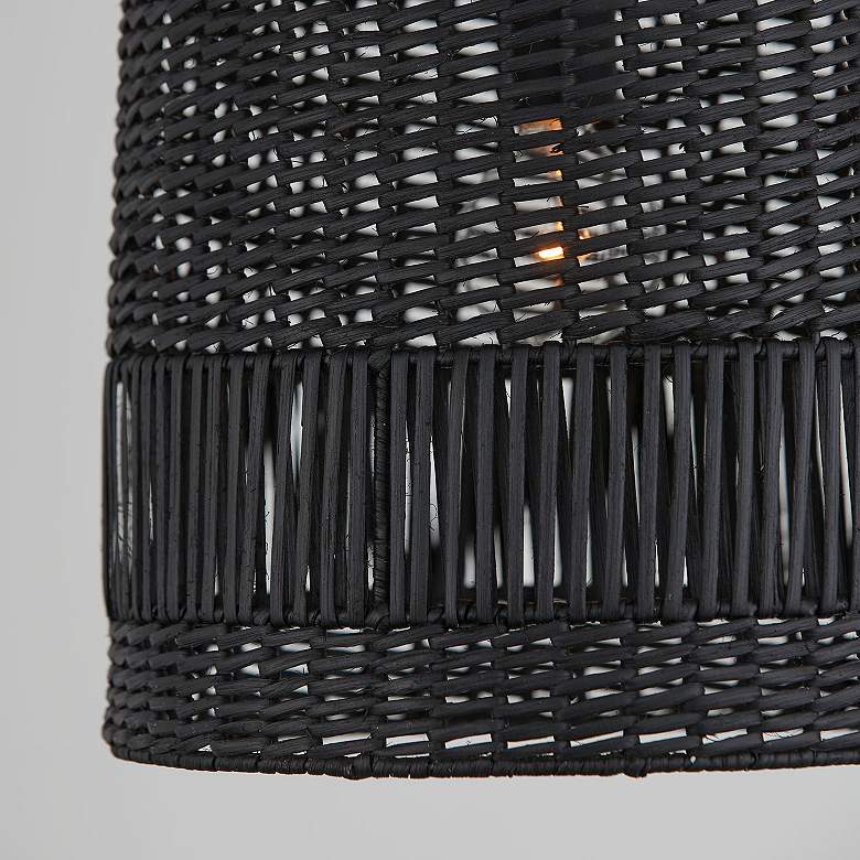 Image 3 Capital Naomi 13 3/4" Wide Matte Black Pendant Light more views