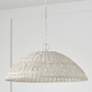 Thumbnail1 of Capital Naomi 21" Wide Chalk White Rattan Pendant Light