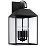 2_Capital Nelson 22" High Black Outdoor Wall Light