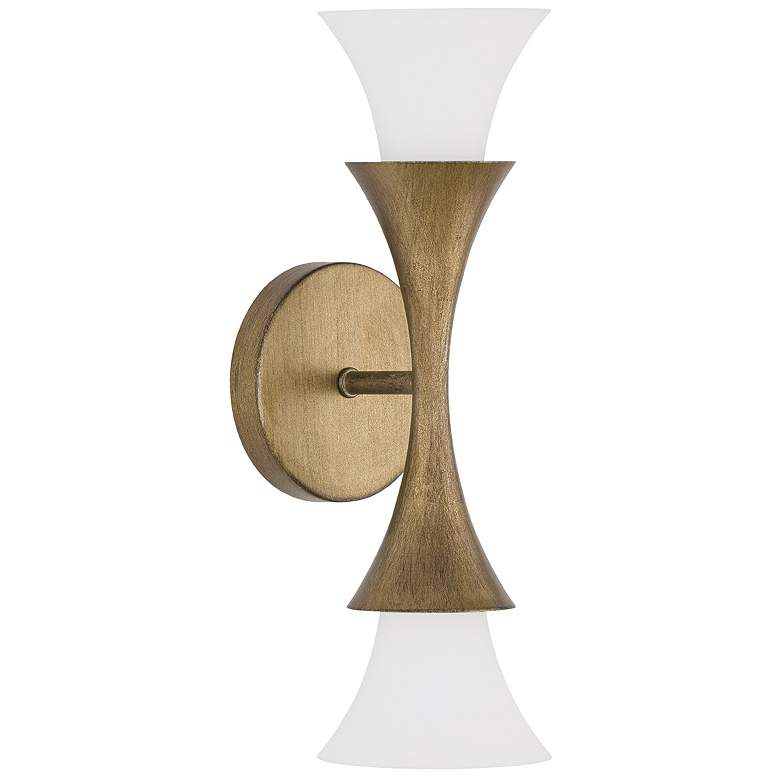 Image 2 Capital Nola 15" High Mystic Luster 2-Light Wall Sconce