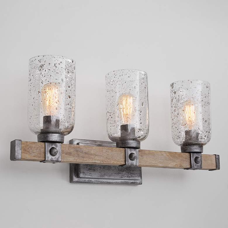 Image 1 Capital Nolan 27 1/4" Wide Urban Wash 3-Light Bath Light