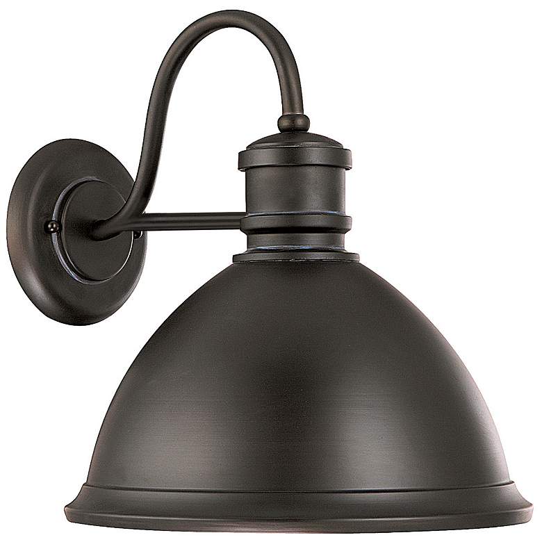 Image 1 Capital Norton 14 1/2" High Oiled Bronze Outdoor Wall Light