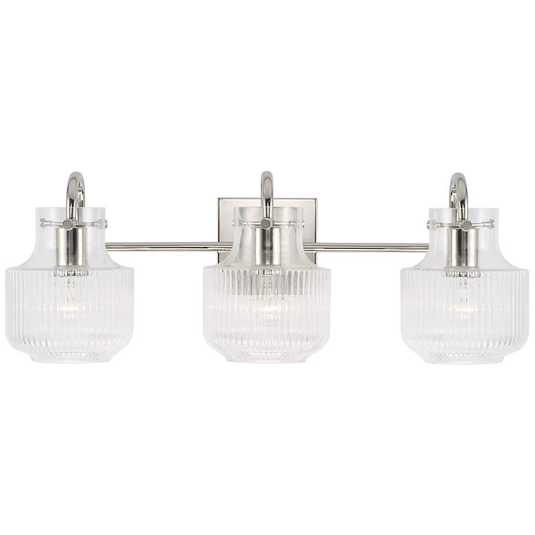 Image 2 Capital Nyla 24 1/4" Wide Polished Nickel 3-Light Bath Light