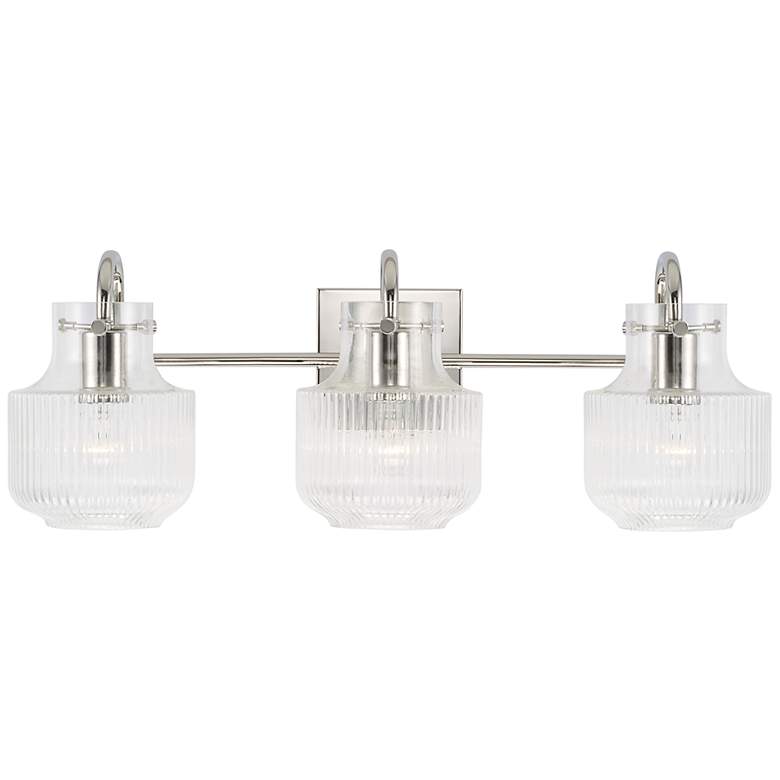 Image 2 Capital Nyla 24 1/4 inch Wide Polished Nickel 3-Light Bath Light