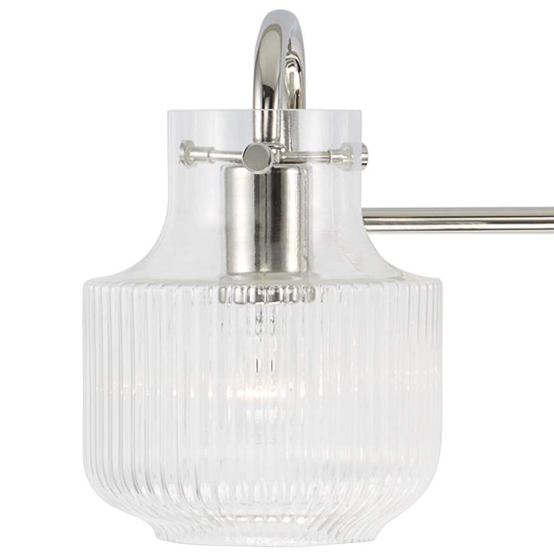 Image 3 Capital Nyla 24 1/4" Wide Polished Nickel 3-Light Bath Light more views