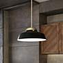 Capital Oakwood 18" Wide Brass and Warm White Pendant Light