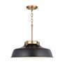 Capital Oakwood 18" Wide Brass and Warm White Pendant Light