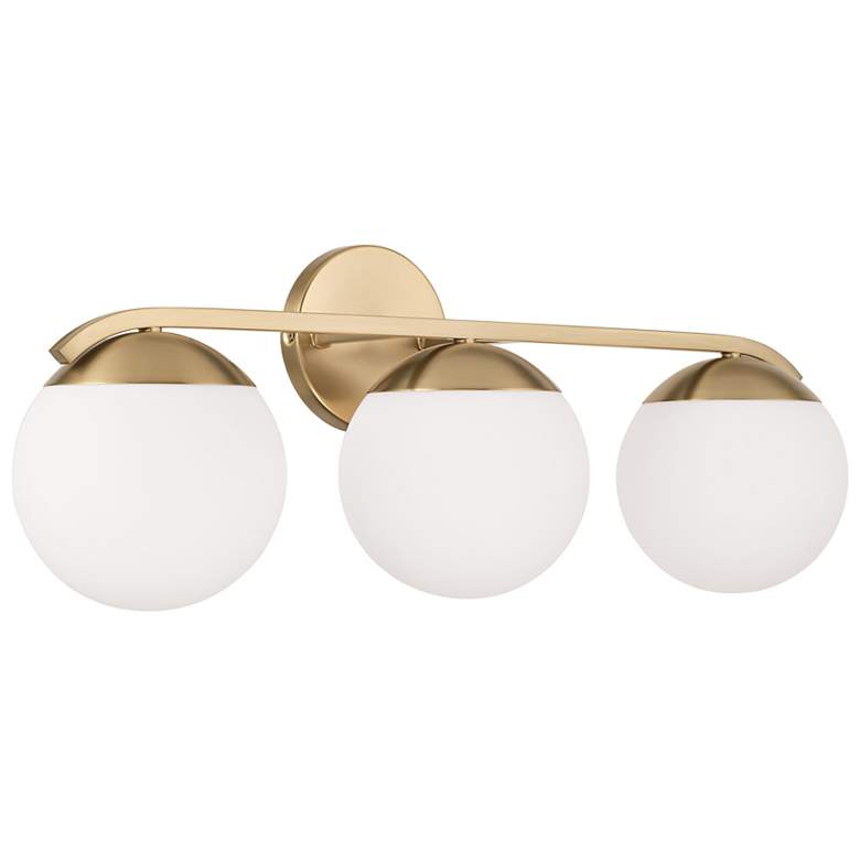 Image 2 Capital Oliver 25 1/2" Wide Matte Brass 3-Light Bath Light