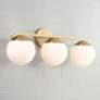 1_Capital Oliver 25 1/2" Wide Matte Brass 3-Light Bath Light