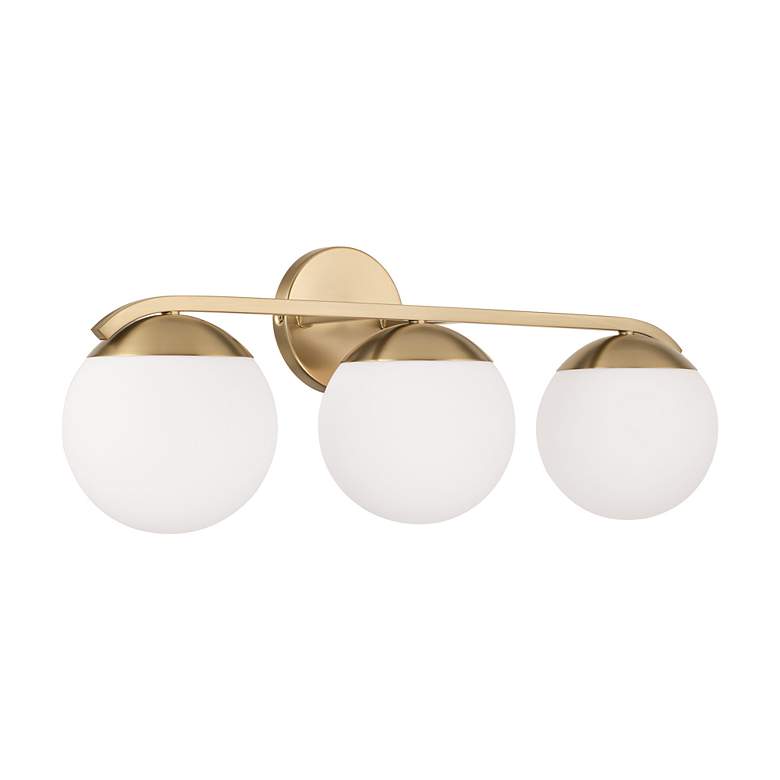 Image 3 Capital Oliver 25 1/2" Wide Matte Brass 3-Light Bath Light more views