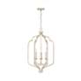 Capital Ophelia 18" Wide Winter Gold 6-Light Foyer Pendant