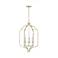 Capital Ophelia 18" Wide Winter Gold 6-Light Foyer Pendant