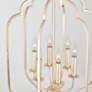 Capital Ophelia 18" Wide Winter Gold 6-Light Foyer Pendant