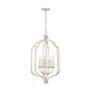 Capital Ophelia 18" Wide Winter Gold 6-Light Foyer Pendant