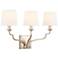Capital Ophelia 24 1/2" Wide Winter Gold 3-Light Bath Light