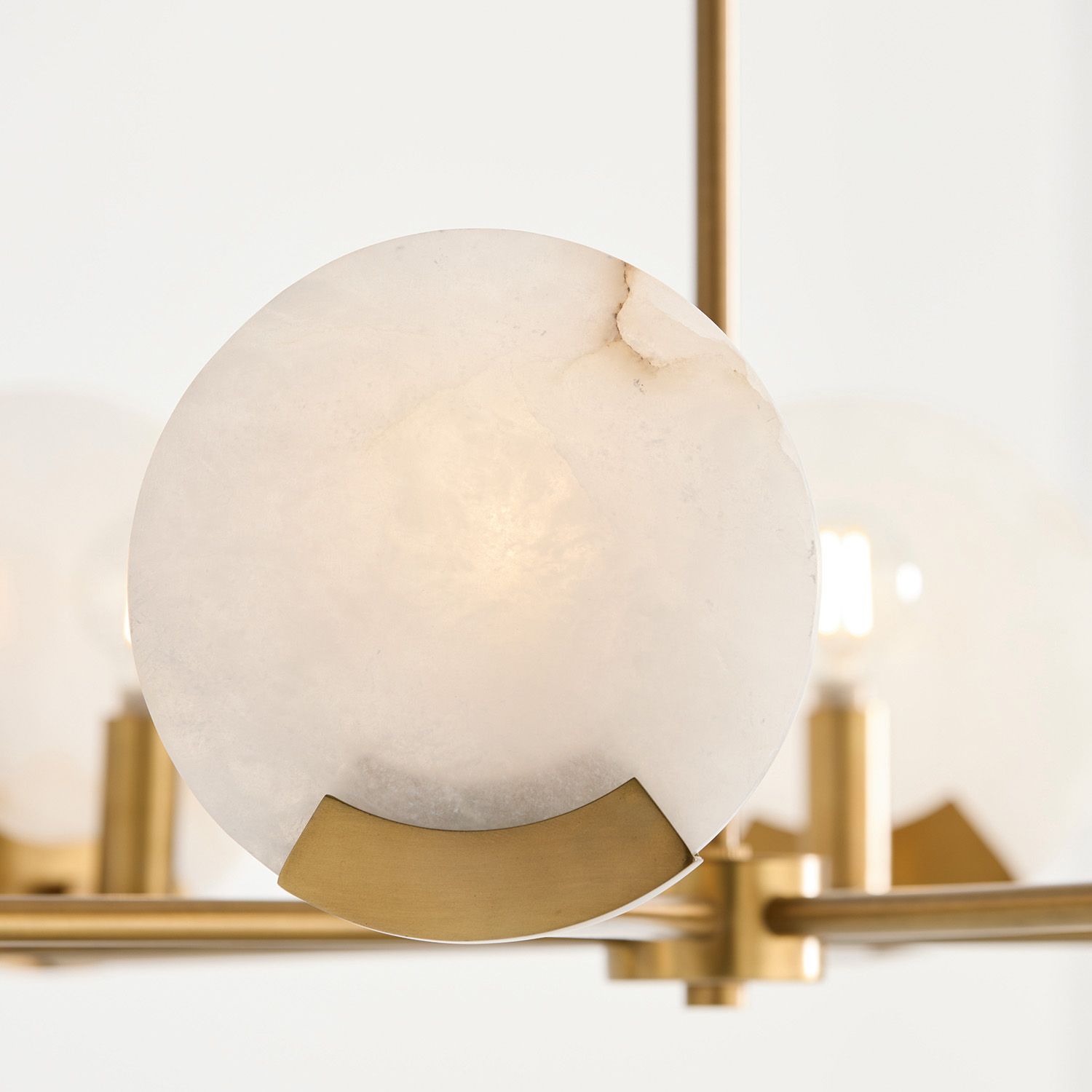 Image 3 Capital Oriya 27 3/4" Wide Aged Brass 8-Light Chandelier more views