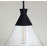 3_Capital Paloma 15" Wide Textured Black Pendant Light more views