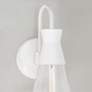 3_Capital Paloma 16 1/4" High Textured White Wall Sconce more views