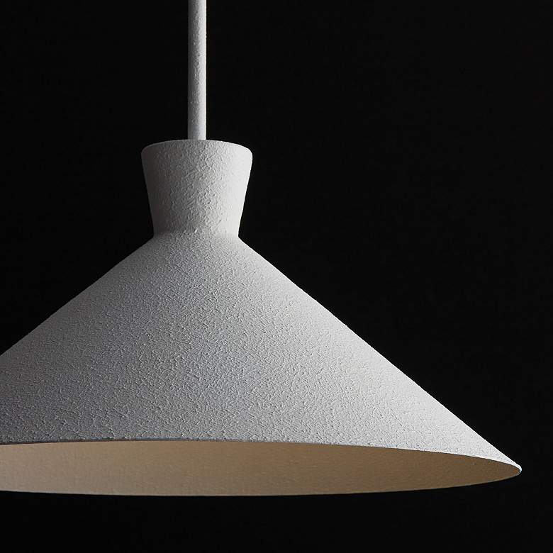 Image 4 Capital Paloma 17 3/4" Wide Textured White Pendant Light more views