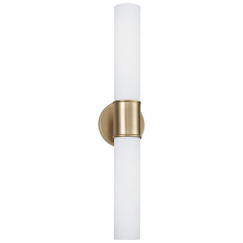 Image 2 Capital Parson 25 1/4" High Matte Brass 2-Light Wall Sconce