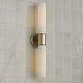 1_Capital Parson 25 1/4" High Matte Brass 2-Light Wall Sconce