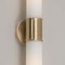7_Capital Parson 25 1/4" High Matte Brass 2-Light Wall Sconce more views