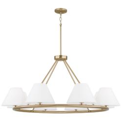 Capital Parson 44 3/4" Wide Matte Brass 8-Light Chandelier
