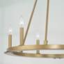 5_Capital Pearson 26" Wide Aged Brass 6-Light Chandelier more views