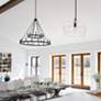 6_Capital Pearson 48" Wide Black Iron 24-Light Chandelier more views