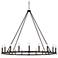 Capital Pearson 60" Wide Black Iron 20-Light Chandelier